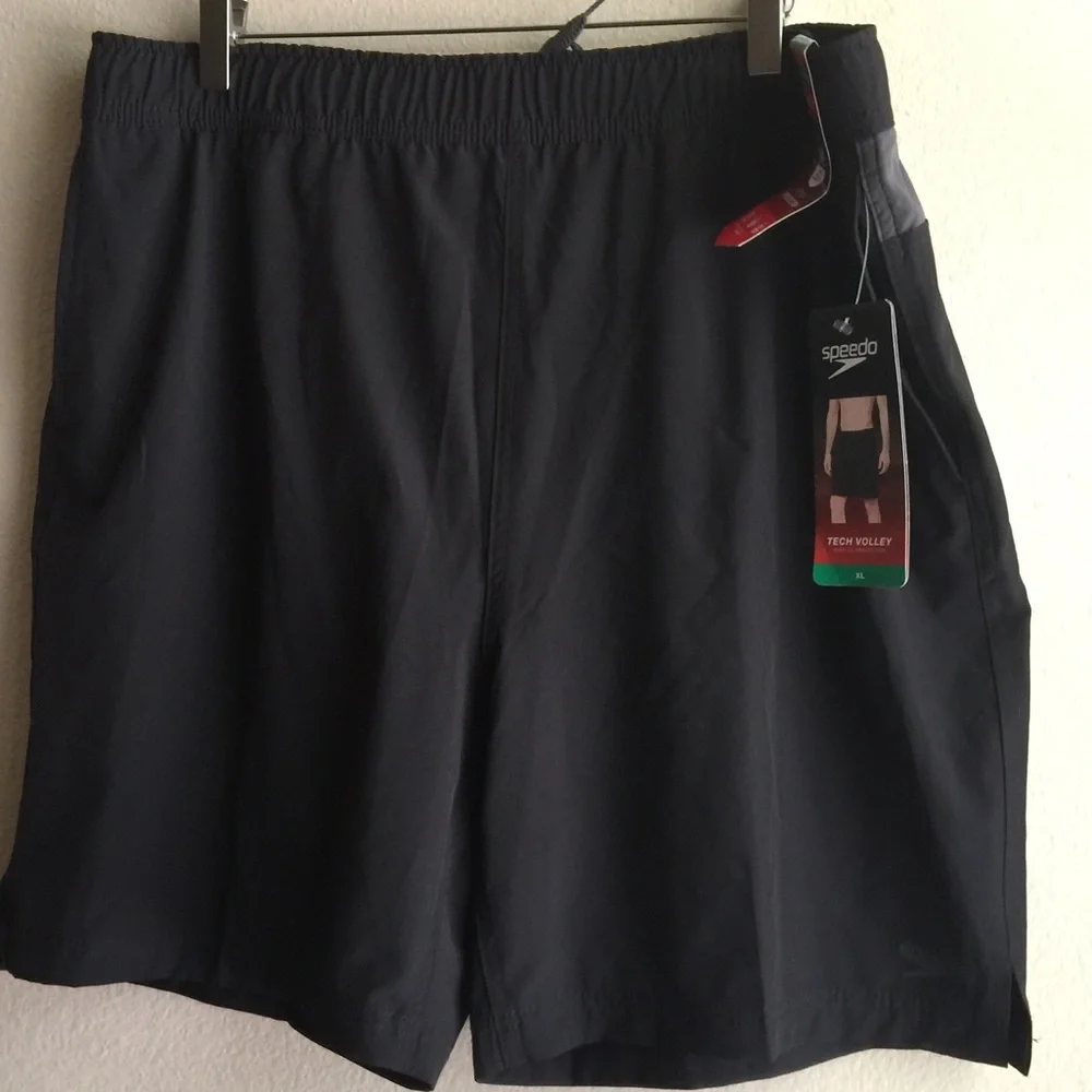 SPEEDO TECH VOLLEY  BLACK SWIM SHORTS
